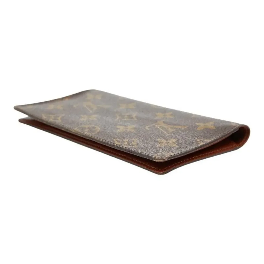 Louis Vuitton Monogram Agenda Poche Notebook Cover Brown